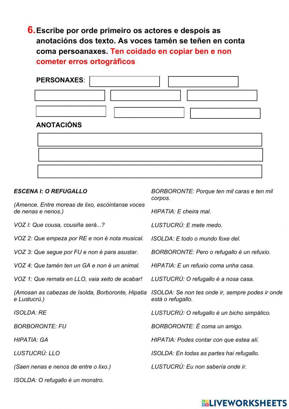 CONTROL TEMA 11 LINGUA GALEGA