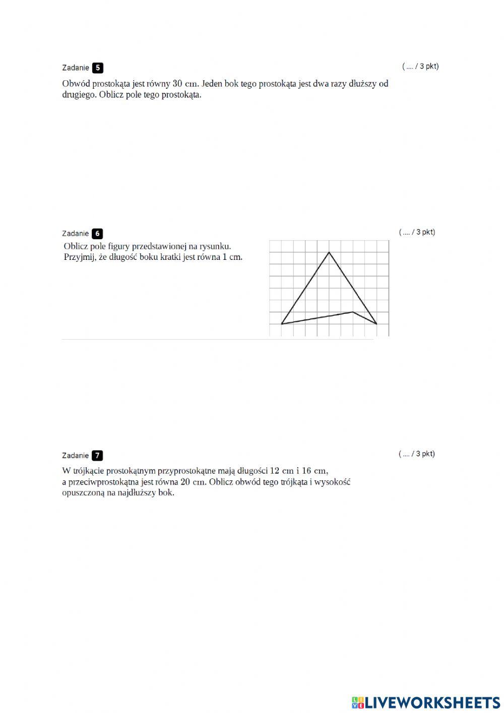 Figury na płaszczyźnie