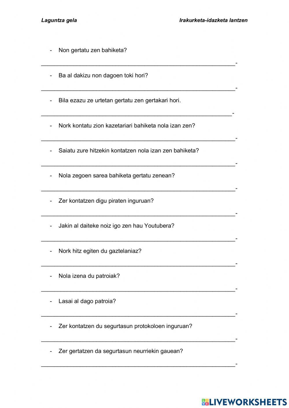 Irakurketa-idazketa , ulermena