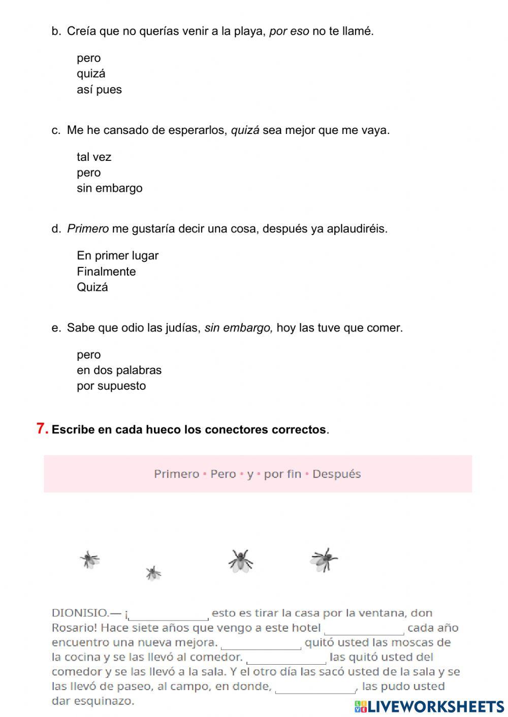 CONTROL TEMA 12 LENGUA CASTELLANA