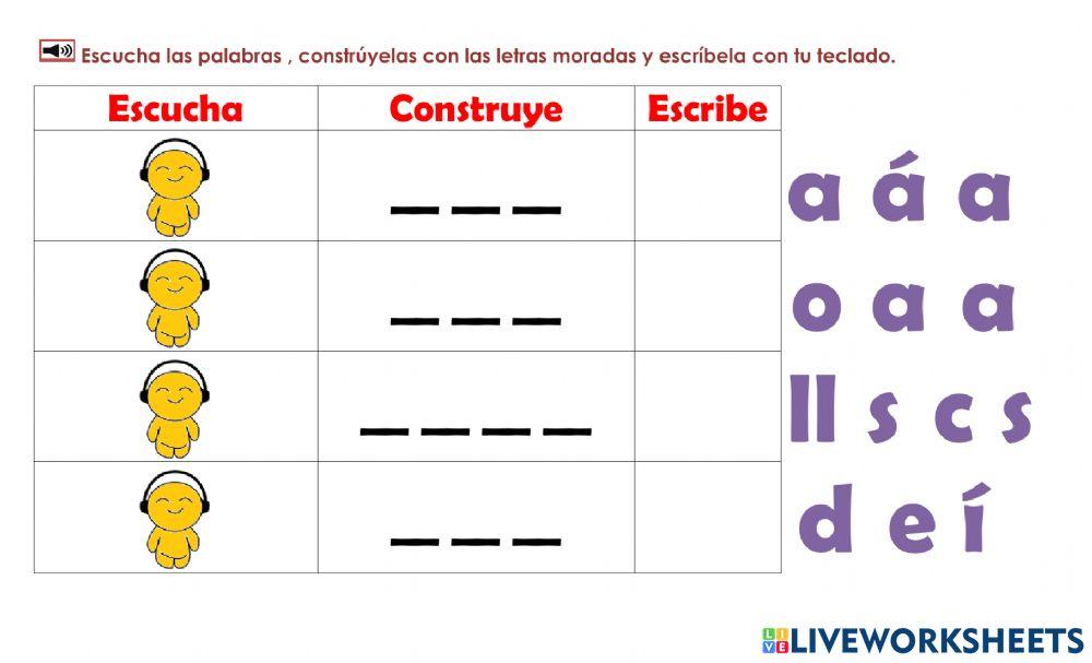 Escucha, construye, escribe 1: 1st grade