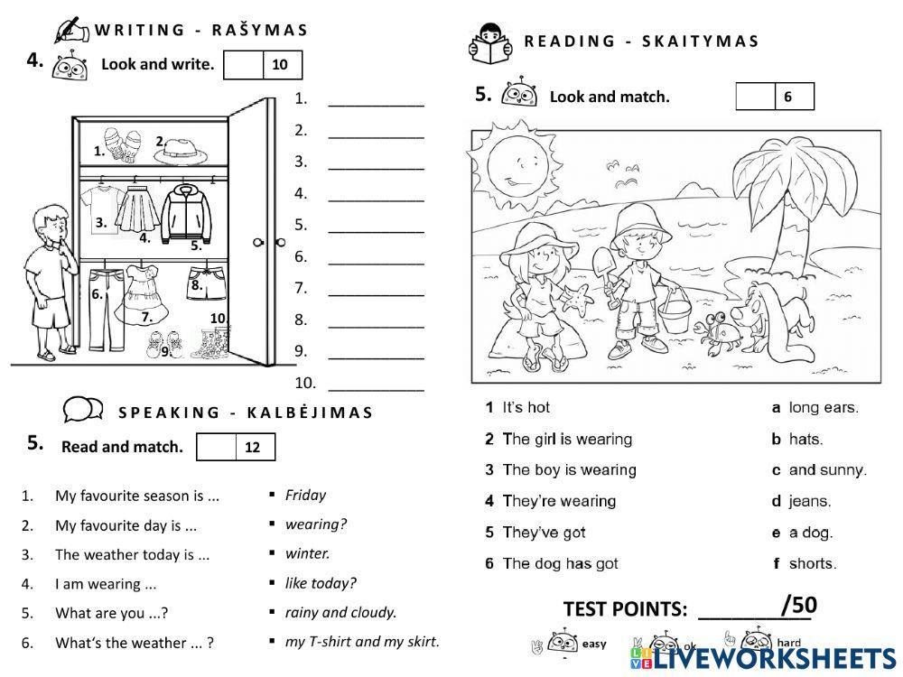 Module test 8 (iWonder 1)