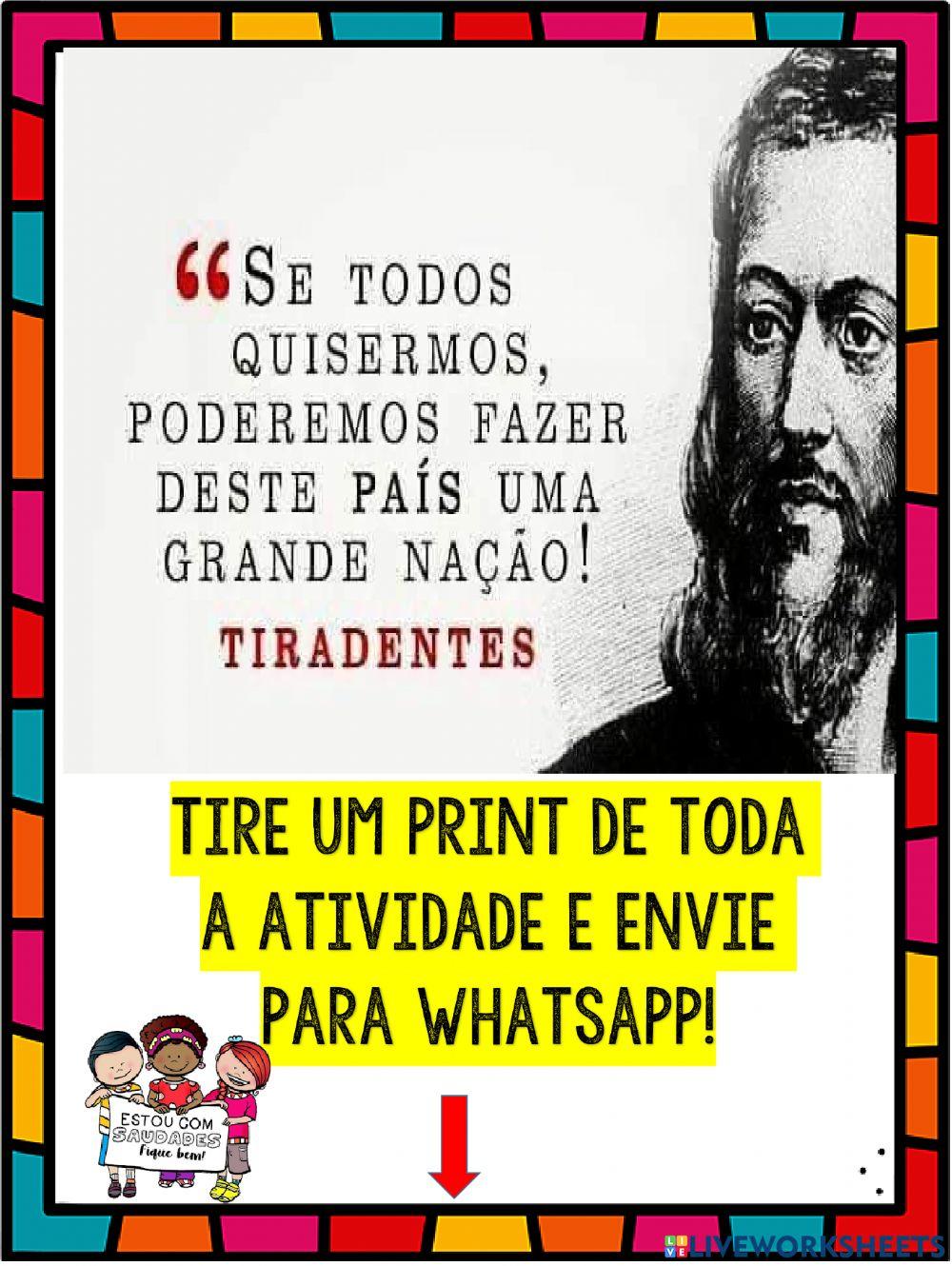 Atividade 045 - tiradentes