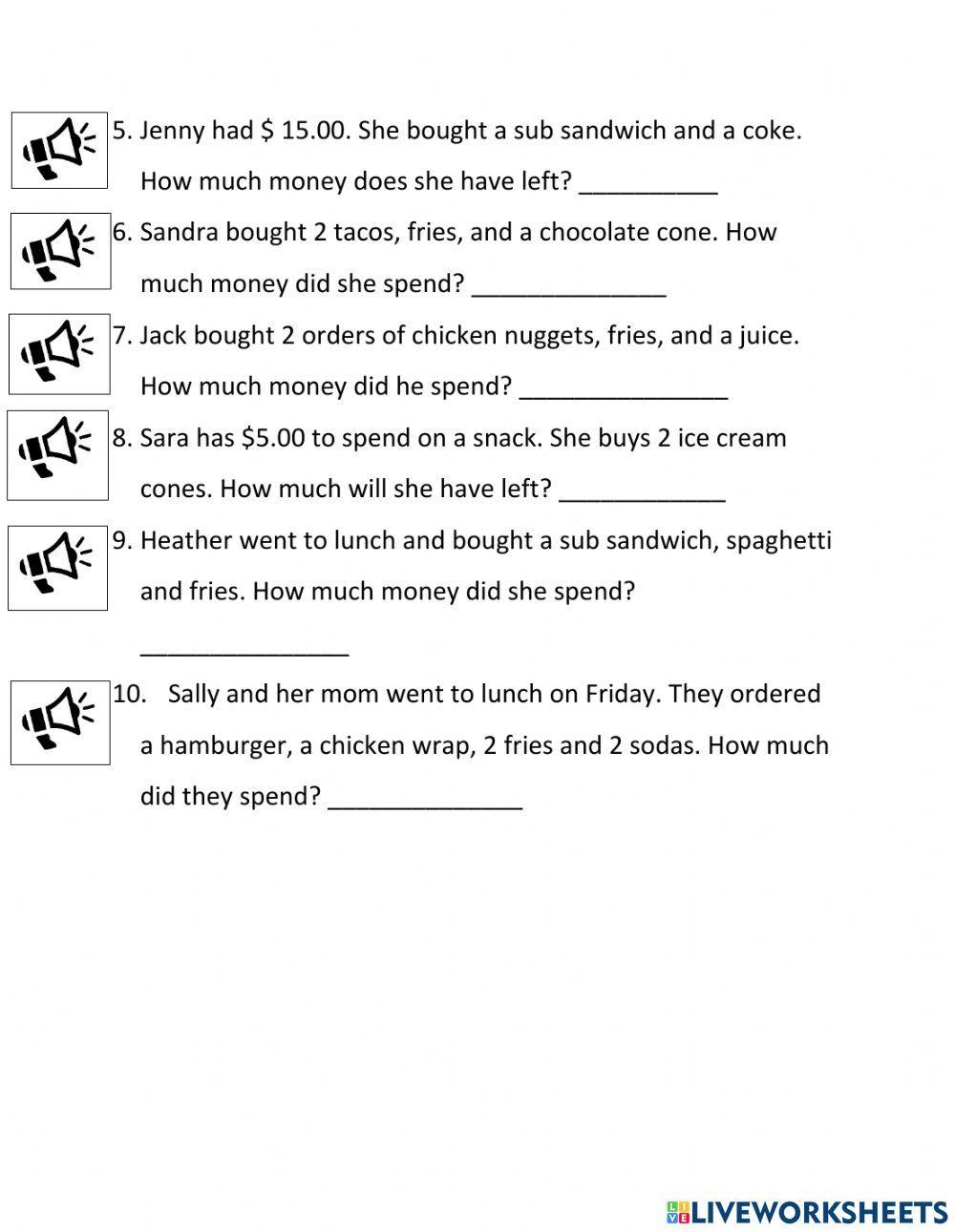Money Math Money Math