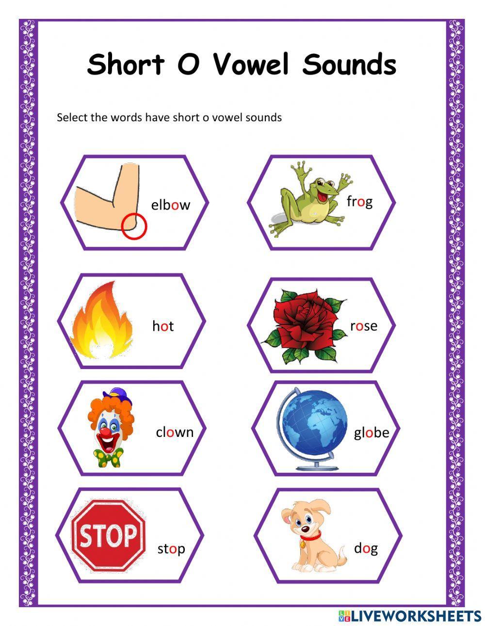 Long and Short O Vowel sounds