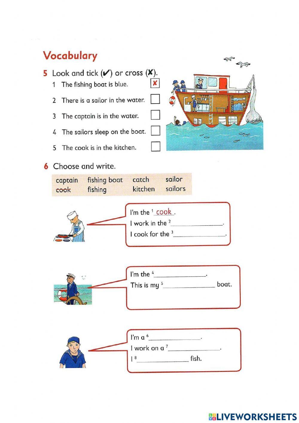 Reading and writing - Captain Linda