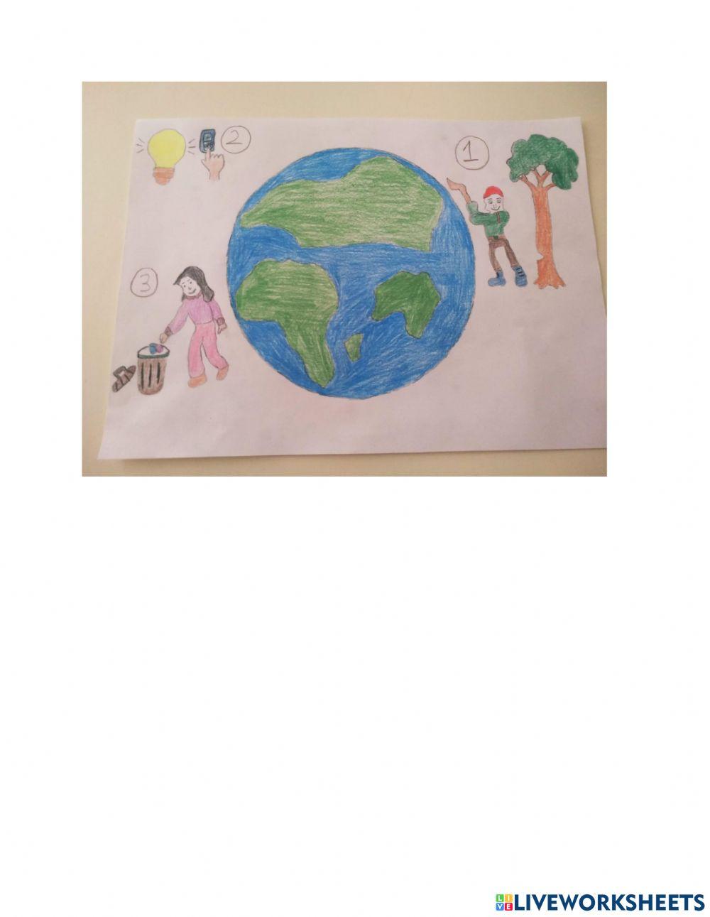 Our Planet One Planet Worksheet Our Planet One Planet Worksheet