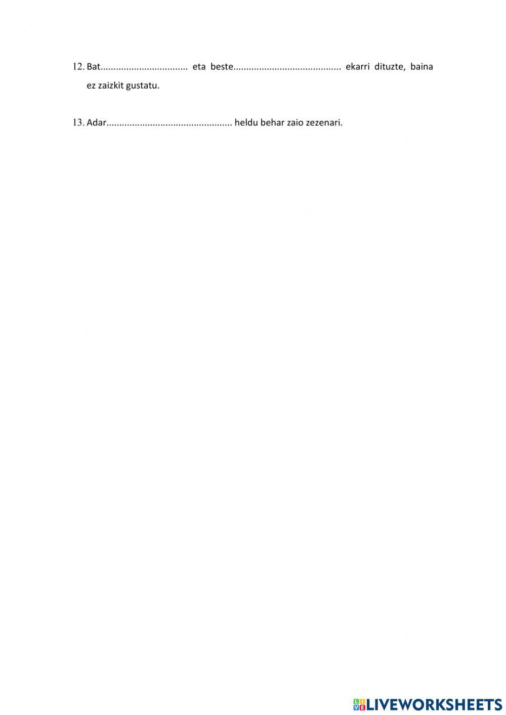 5 nondik, norengandik