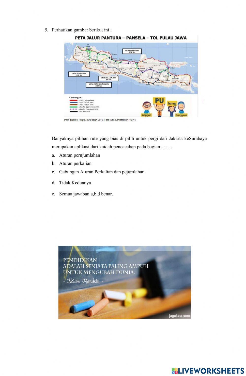 Tes Formatif 1 Kaidah Pencacahan