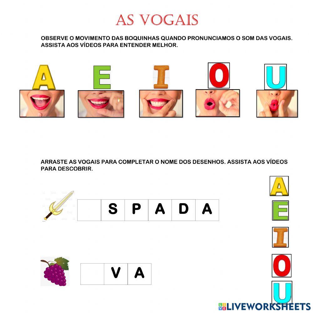 As vogais