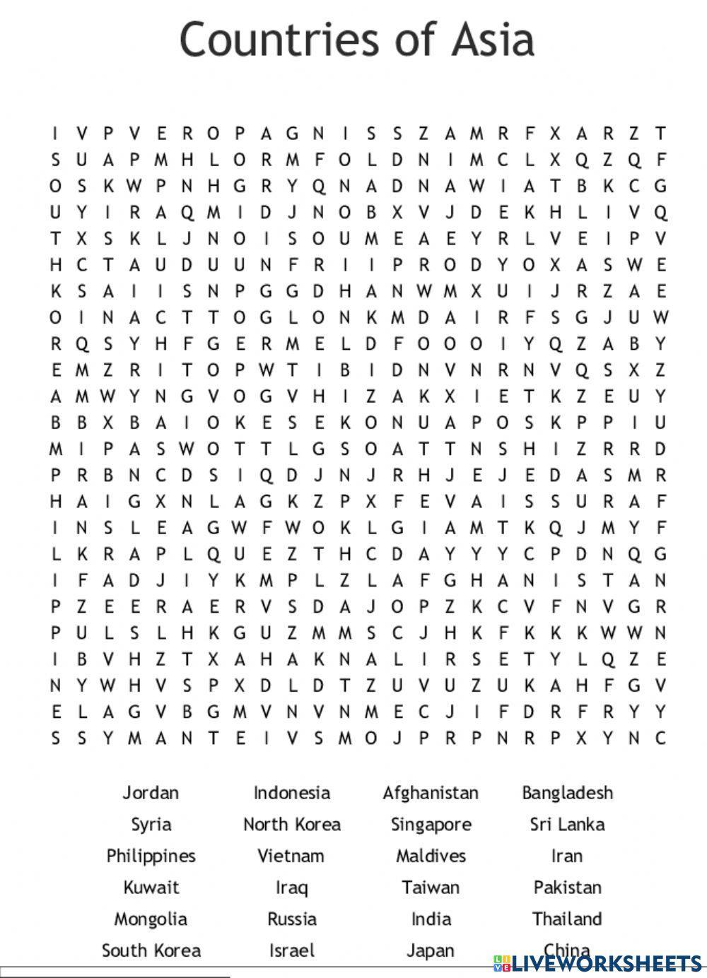Asia Countries