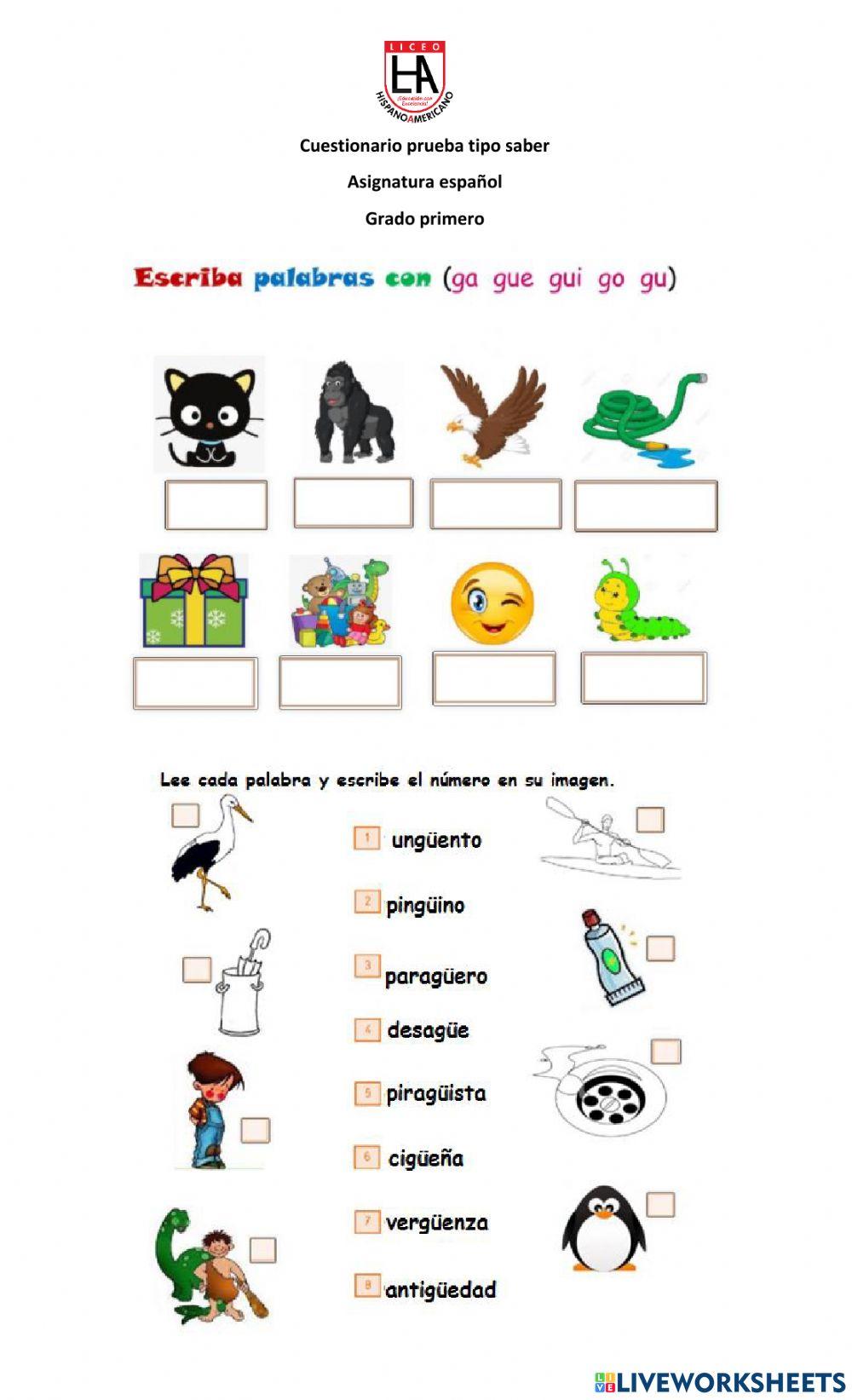 Evaluación de Español