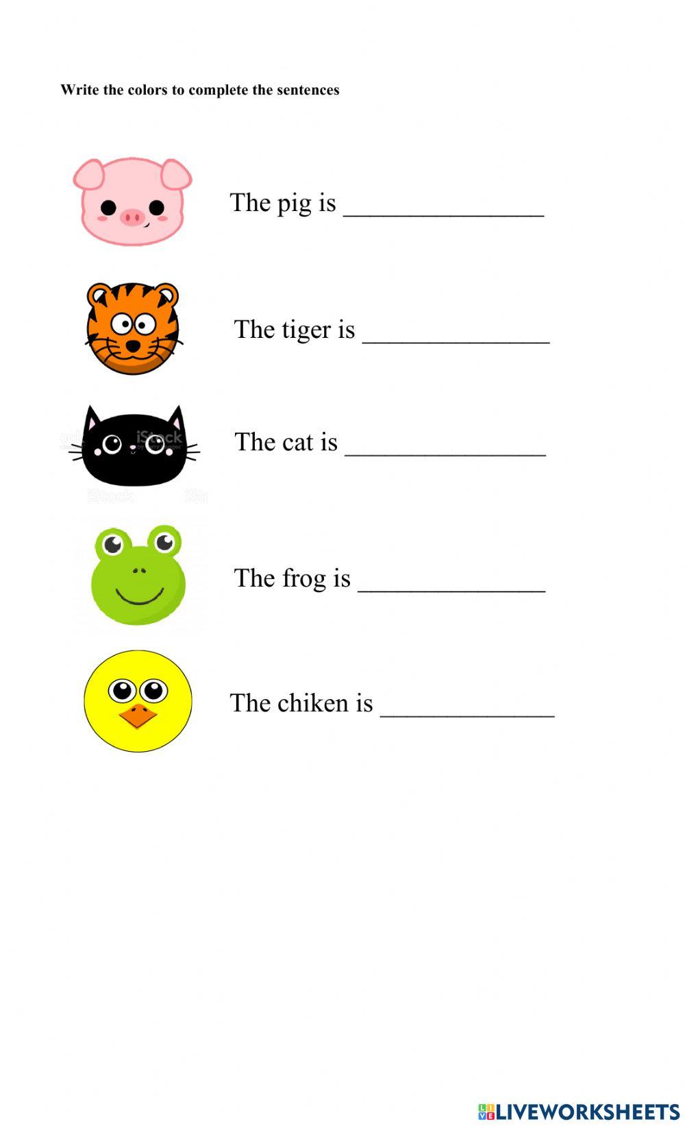 Family, numbers, colors