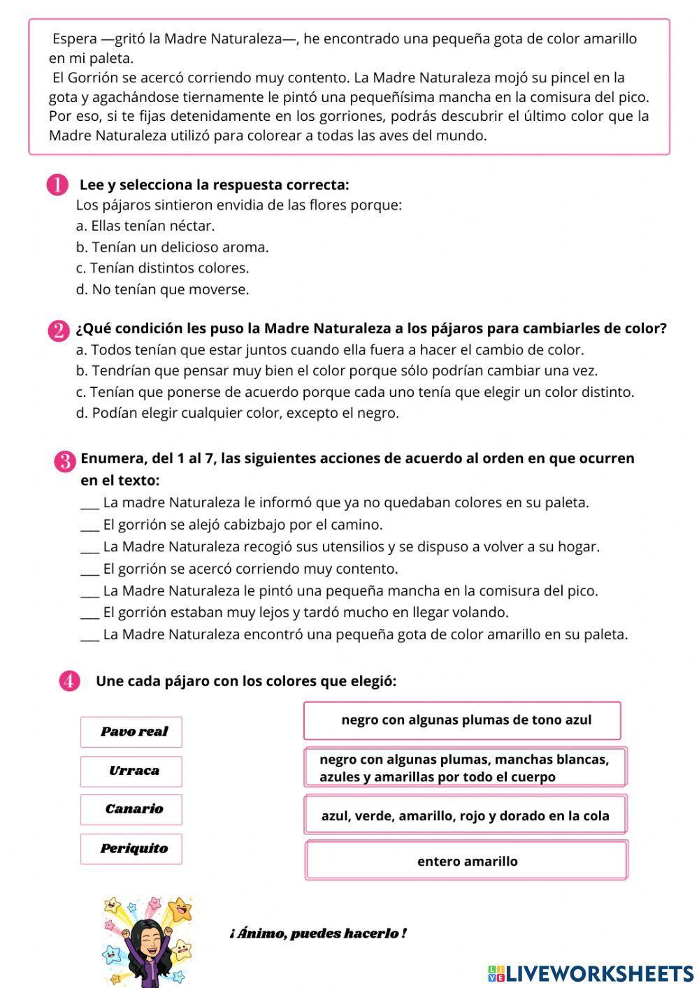 Guía N° 5 Comprensión lectora leyenda