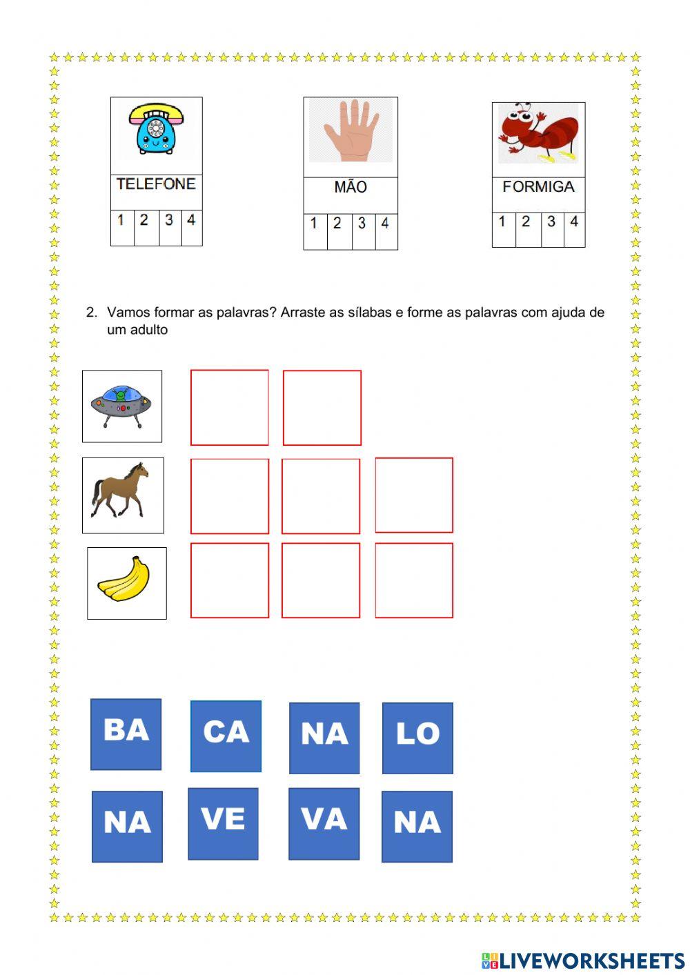 Consciência fonológica - boneca