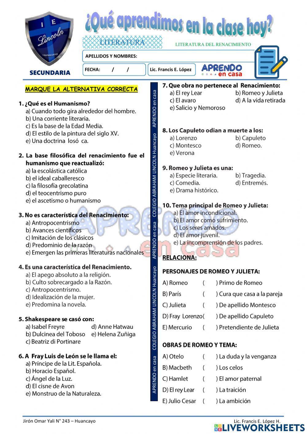 Prac. lit. renacimiento