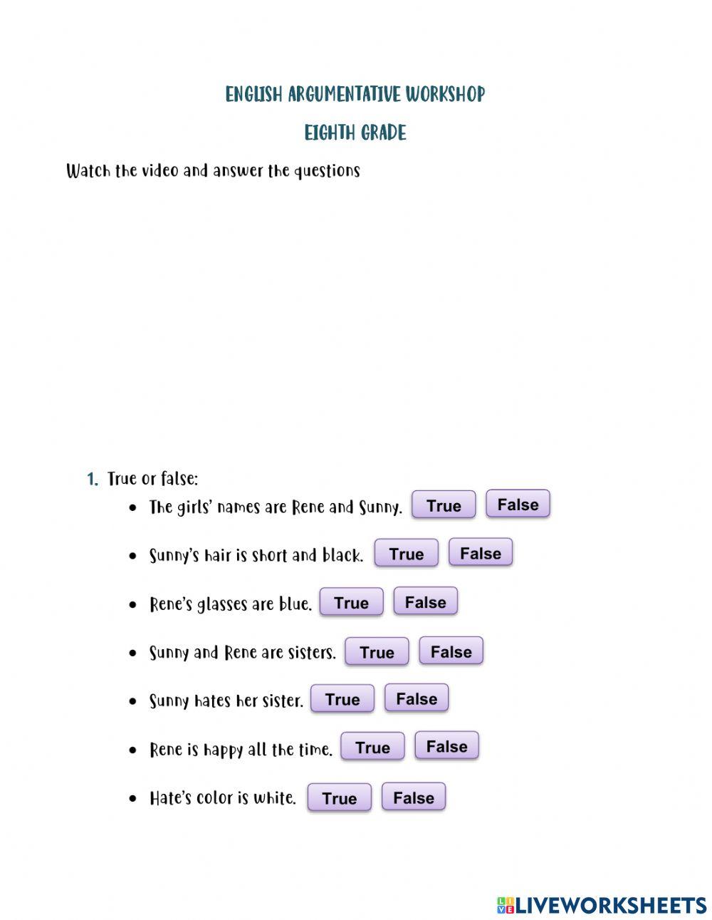 Evaluación argumentativa