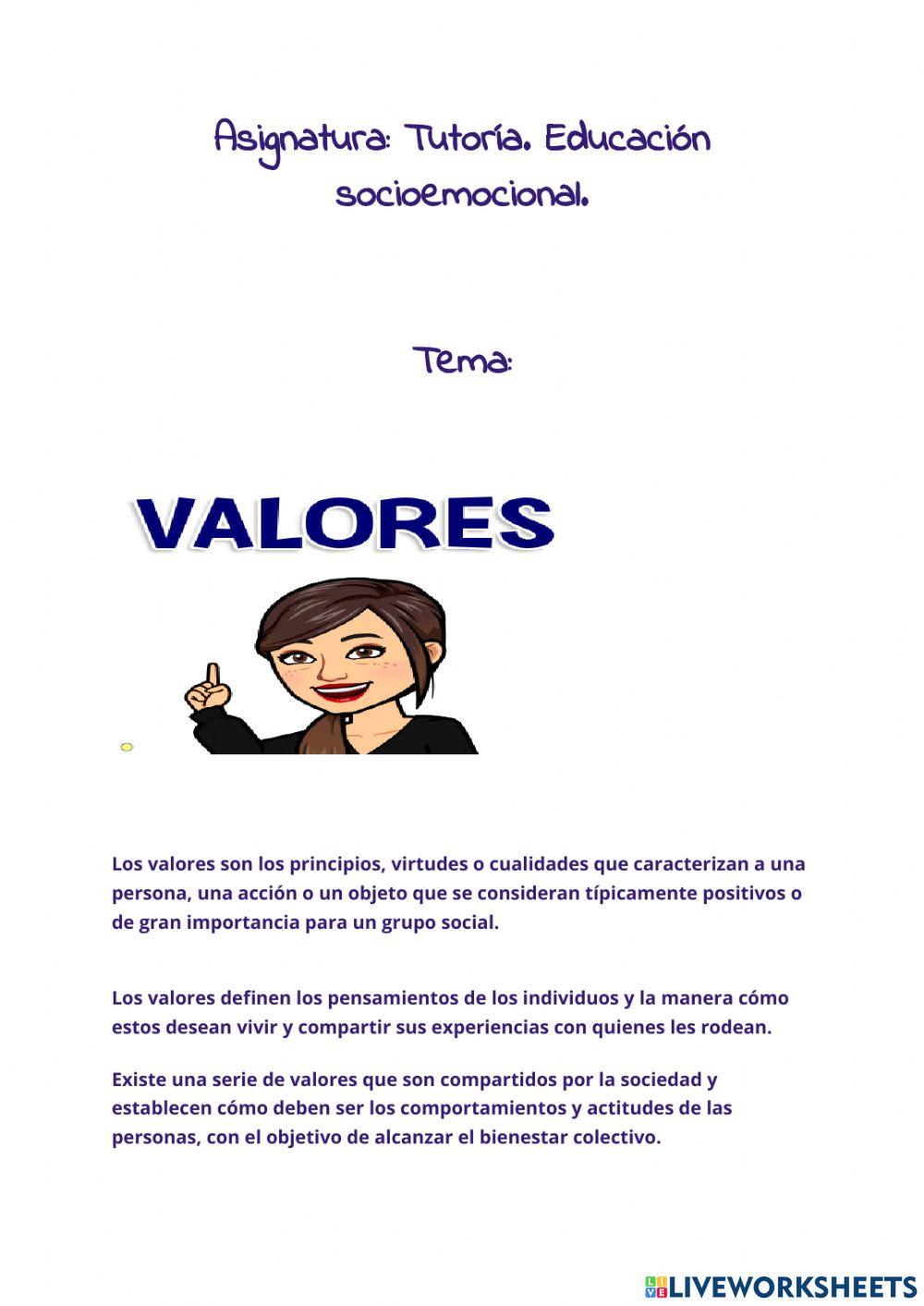 Valores