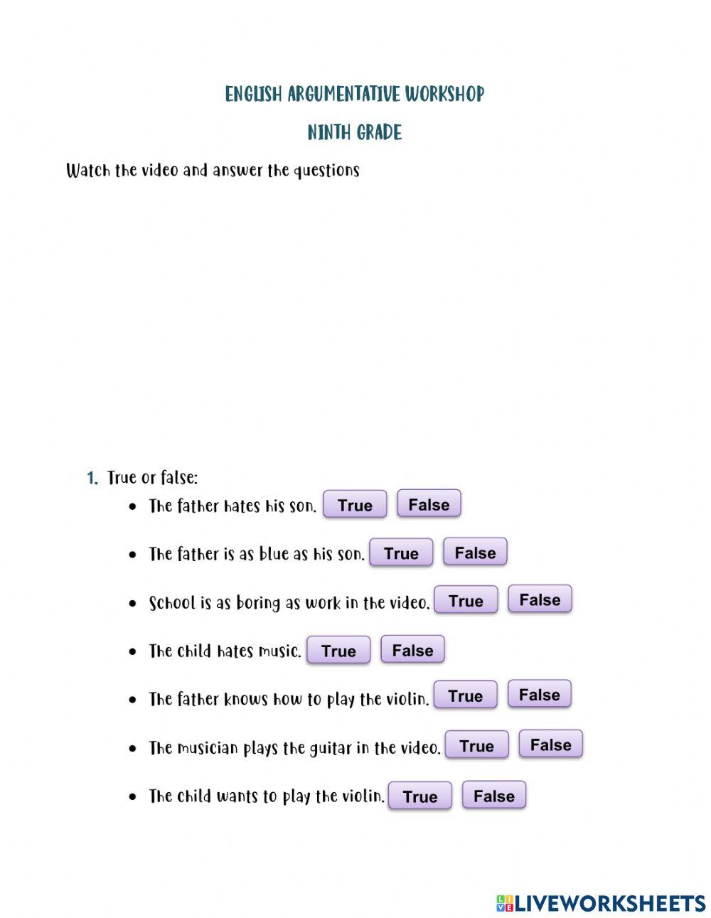 Evaluación argumentativa