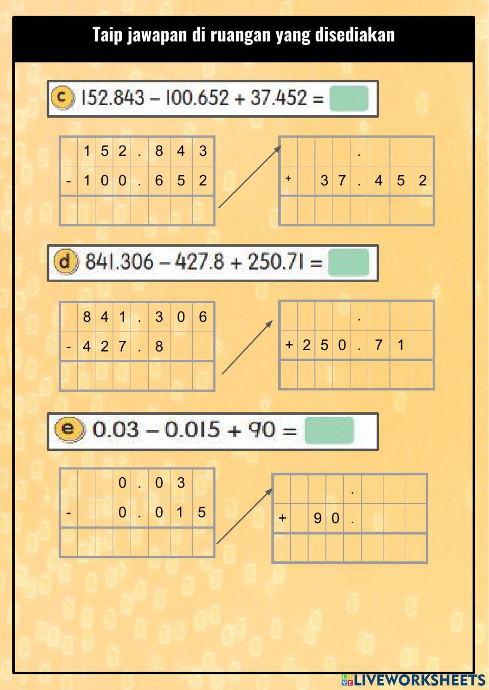 Matematik Tahun 5