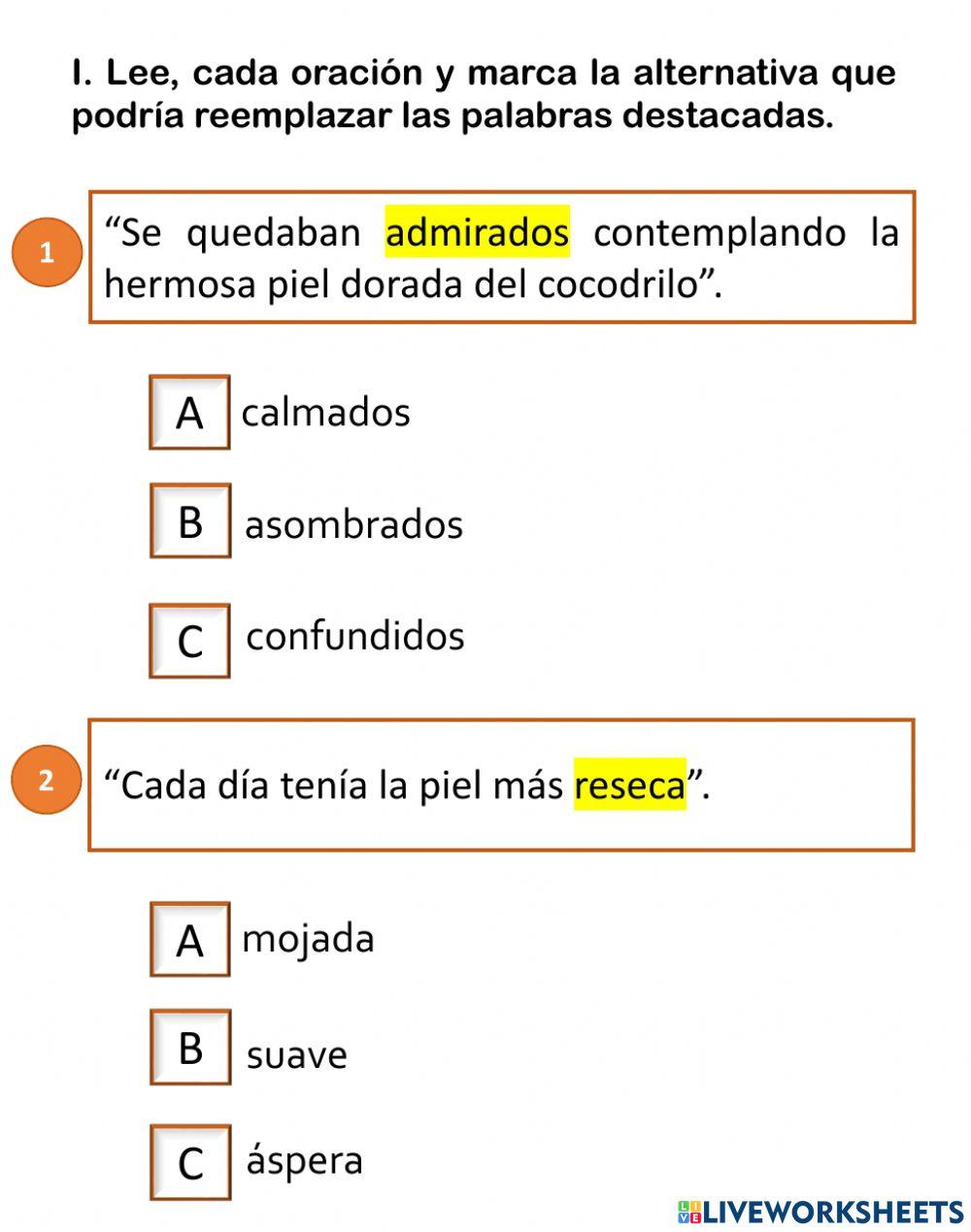 Comprensión Lectora