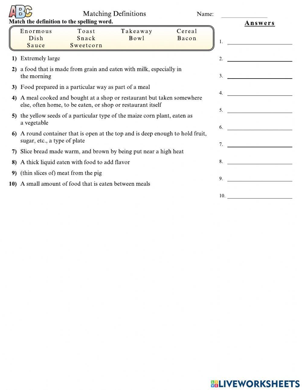 GEP3 Lesson 1: Vocabulary