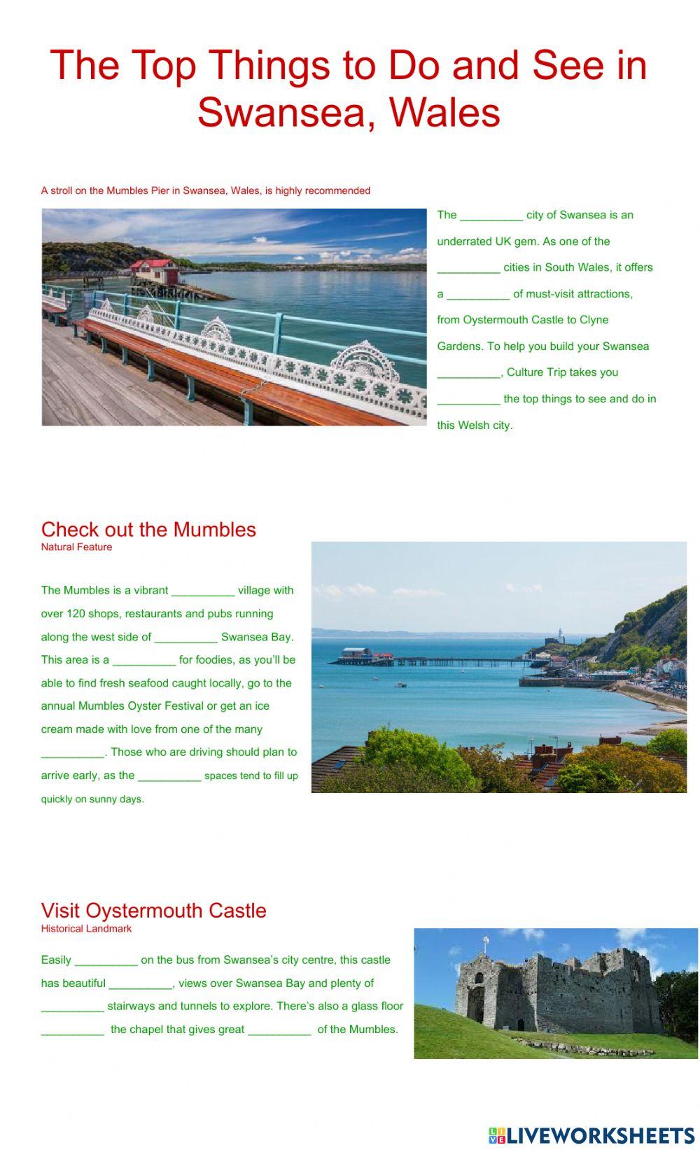 Top Things to Do and See in Swansea, Wales