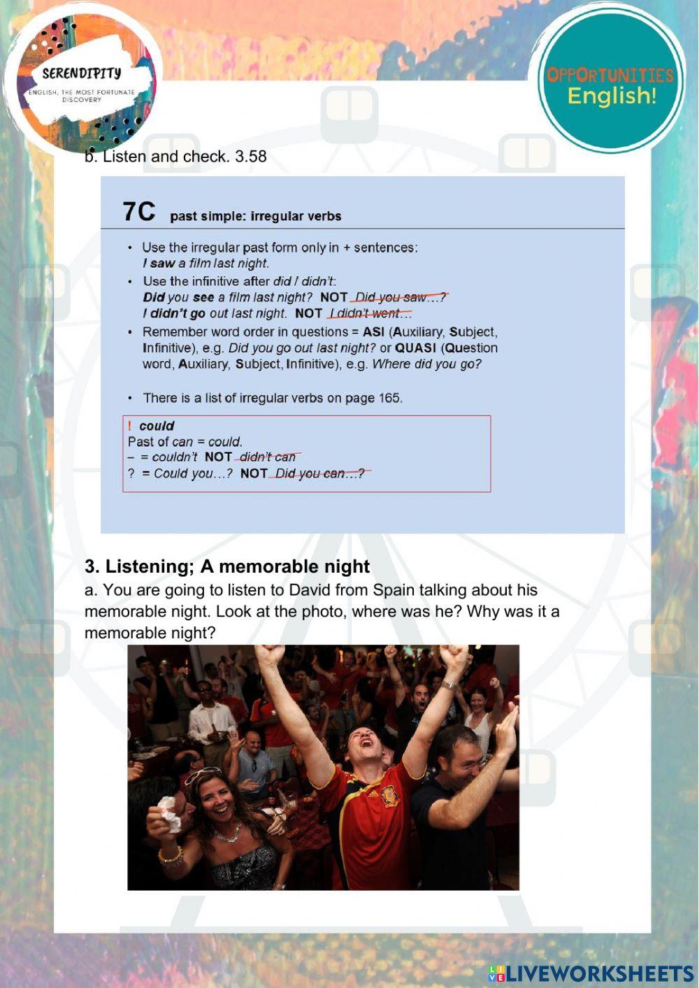 7c elementary | opportunitiesenglish@gmail.com | Live