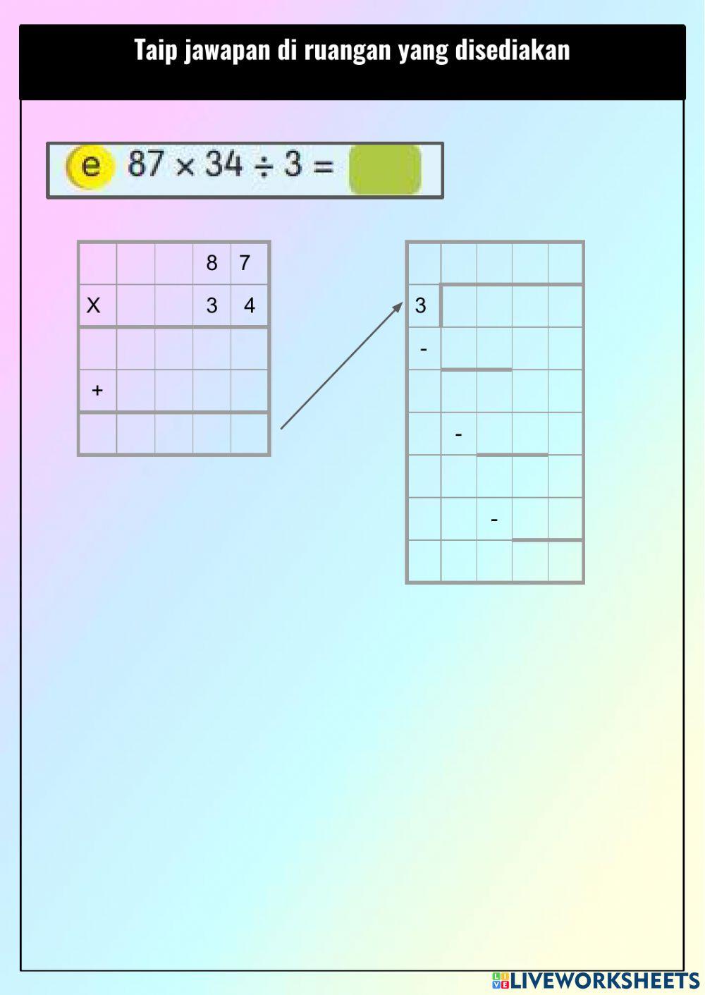Matematik Tahun 4 Matematik Tahun 4