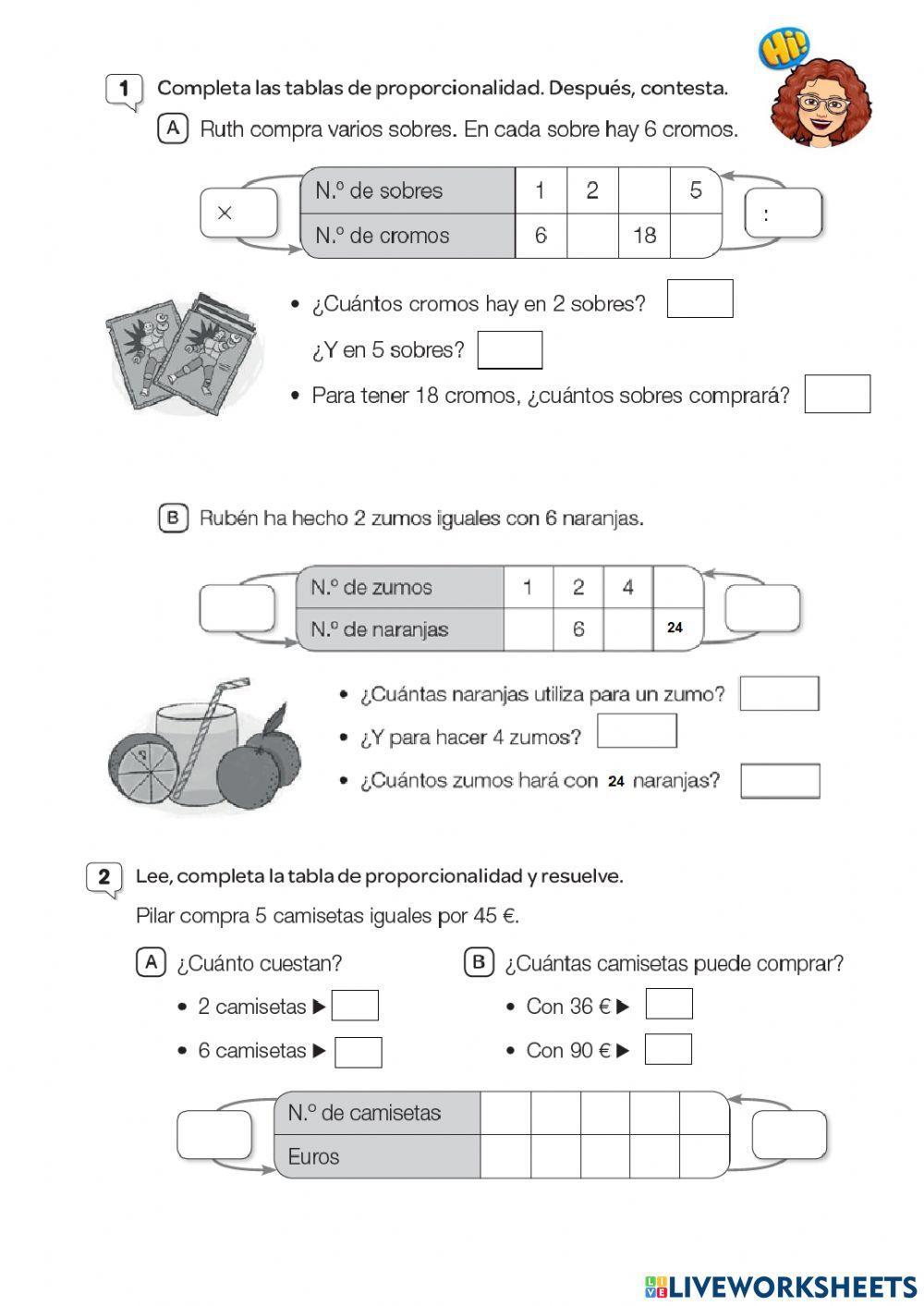 Proporcionalidad directa