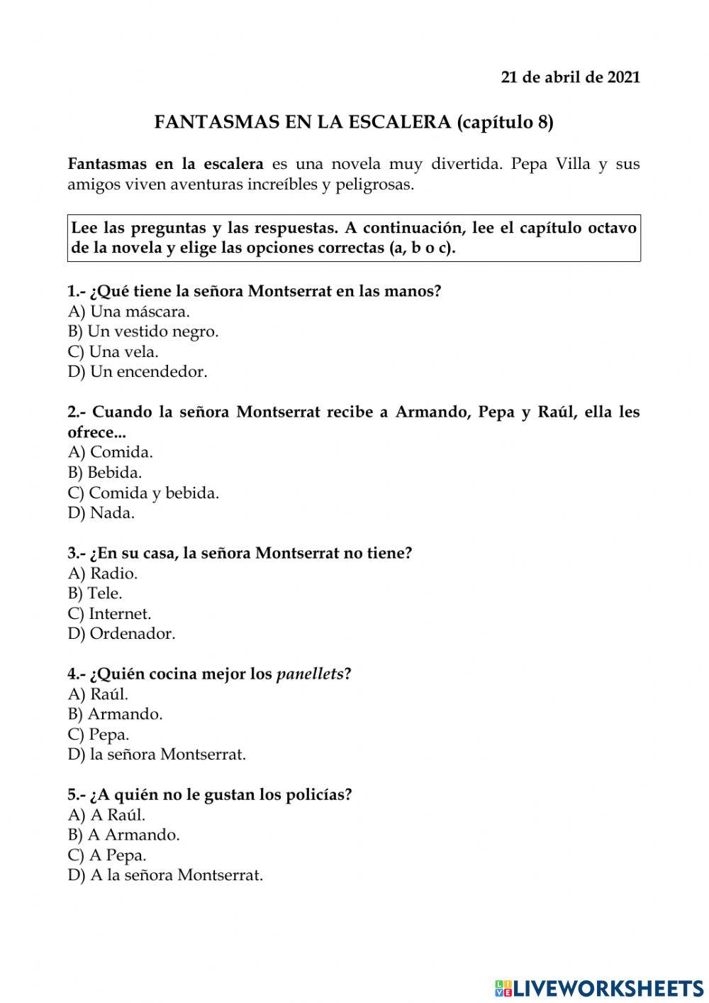 Fantasmas en la escalera Capítulo 8