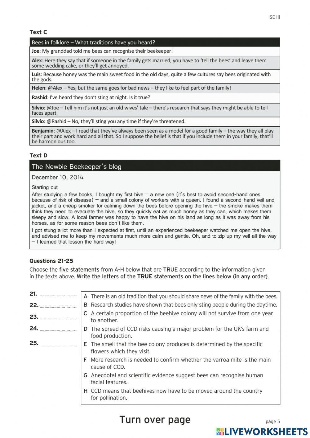 Trinity ise iii sample 2