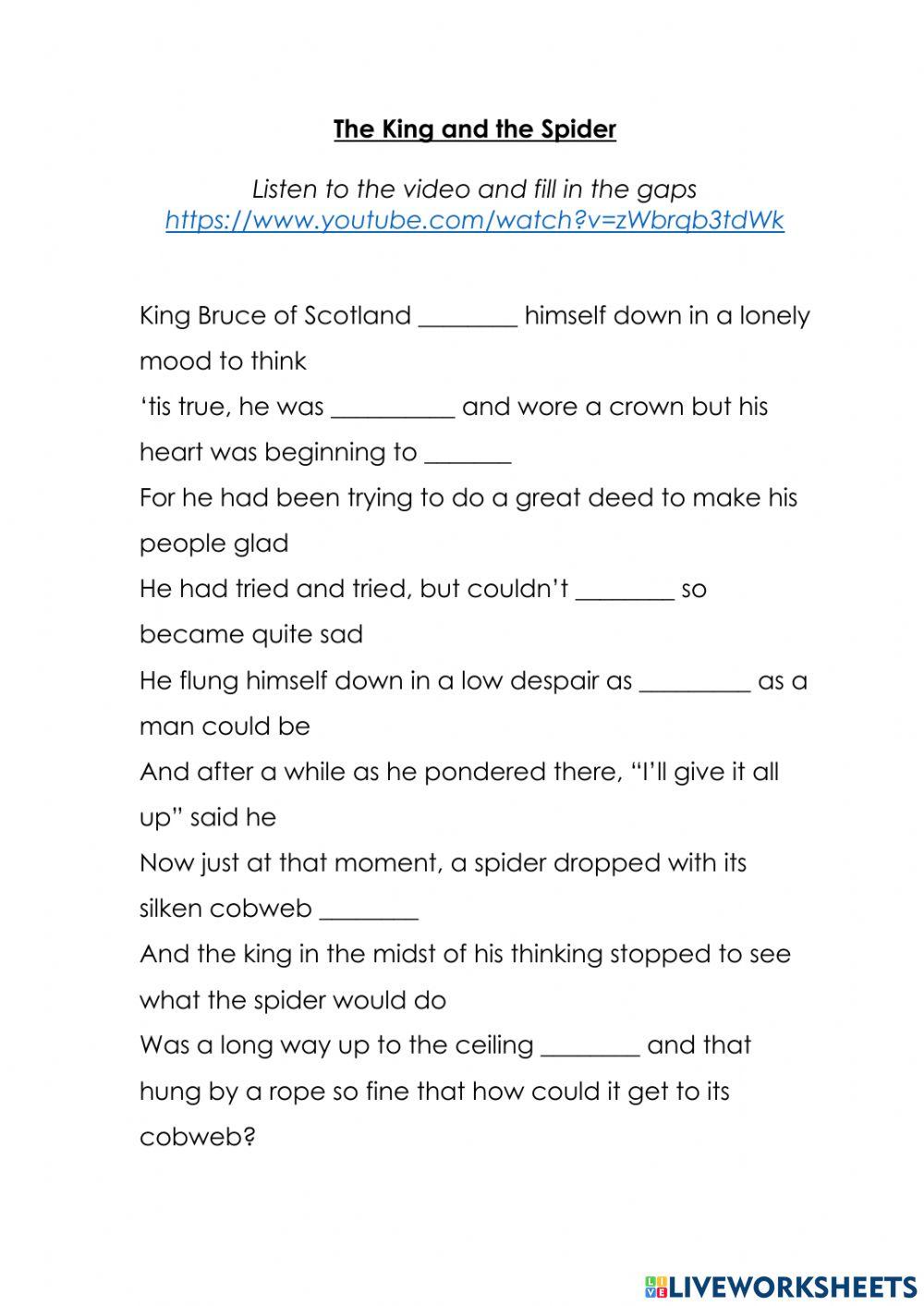 The King and the Spider