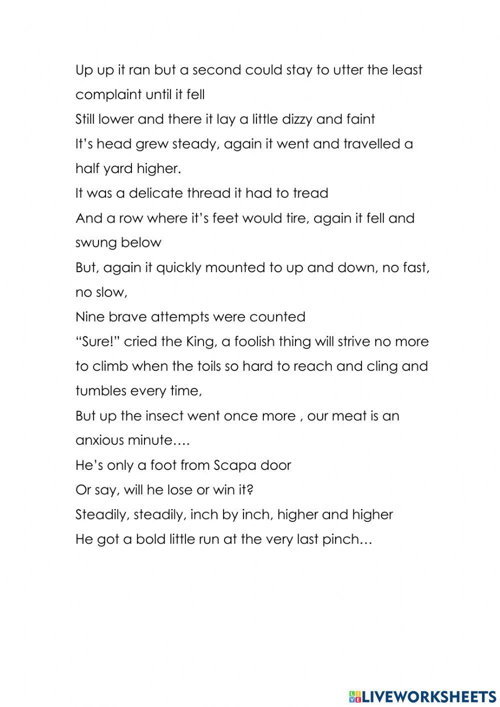 The King and the Spider