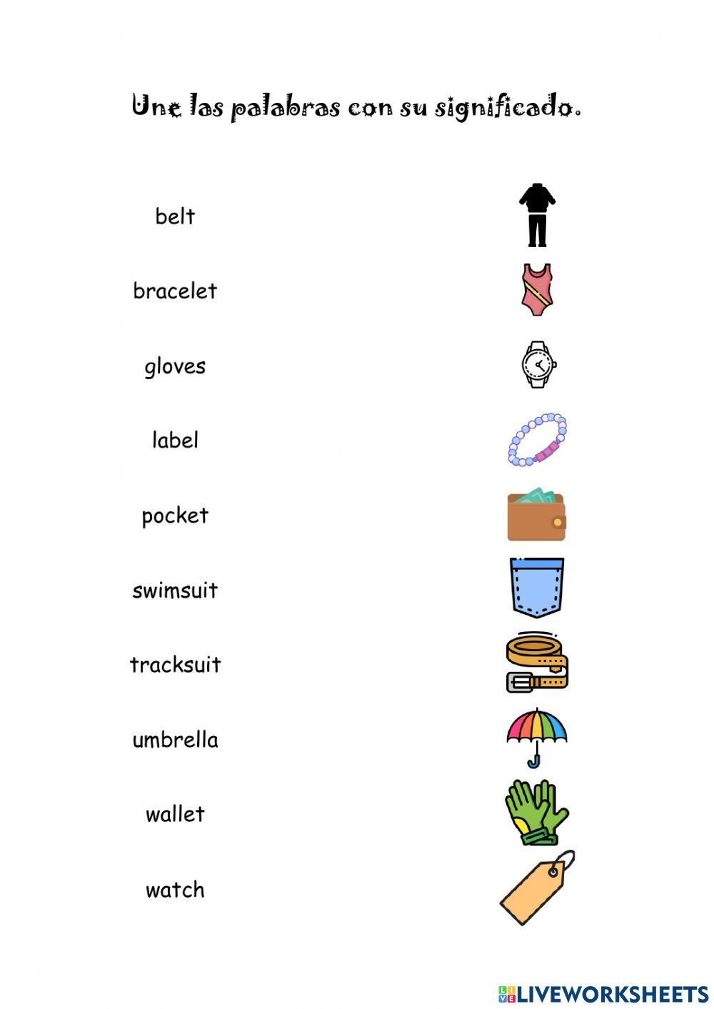 Clothes and accessories