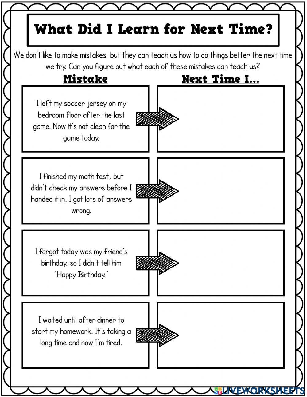 6549346 | Learning from Mistakes Worksheet 4-21 | vsburke