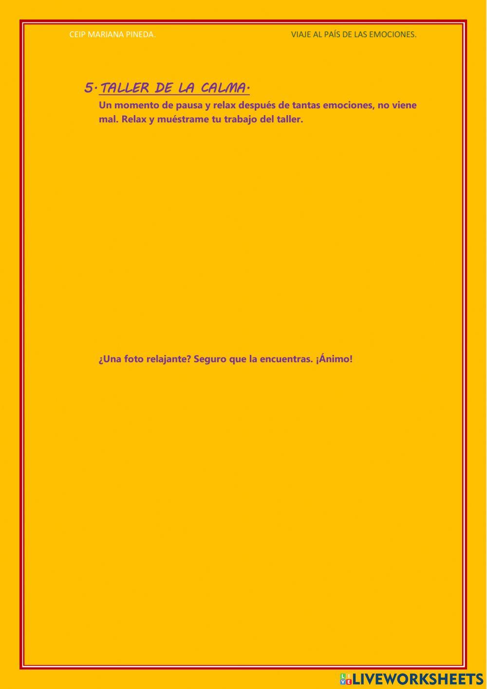 Viaje al país de las emociones.