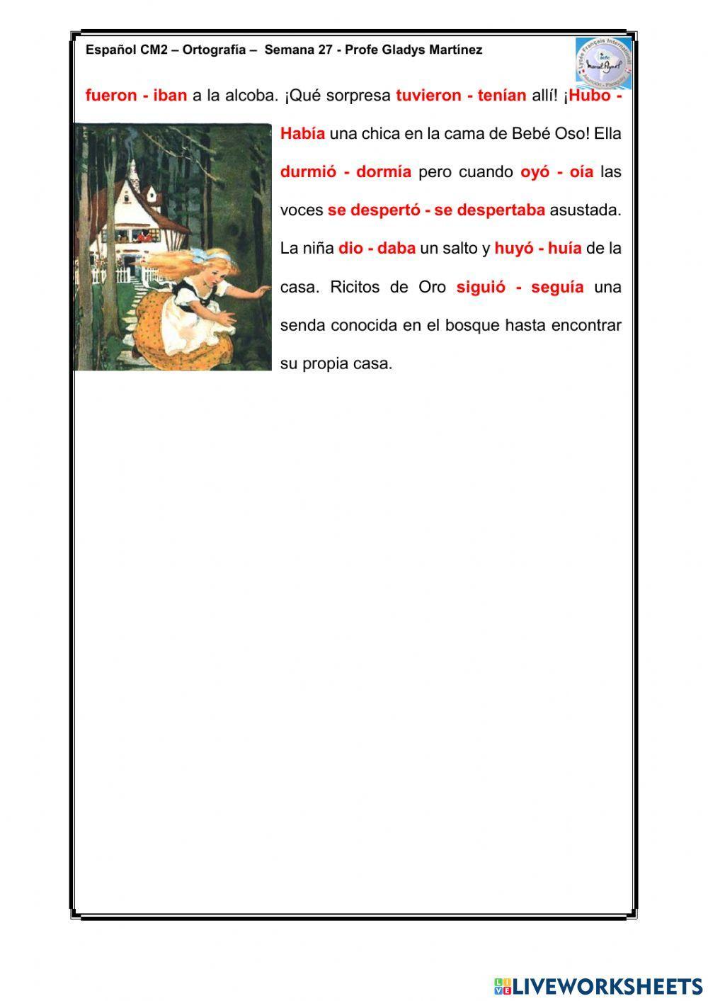 Pasado perfecto e imperfecto