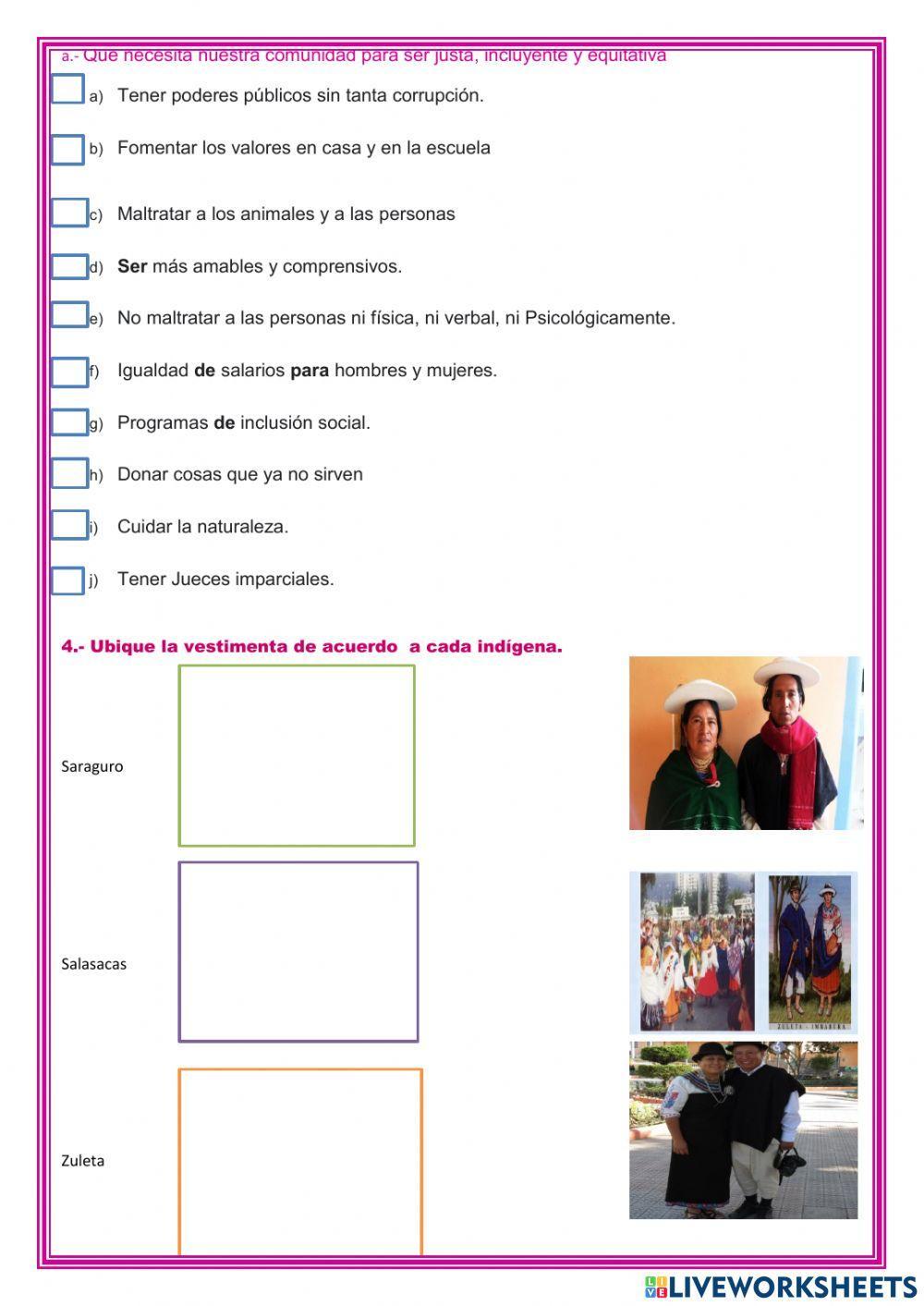 Representantes significativos de nuestra cultura