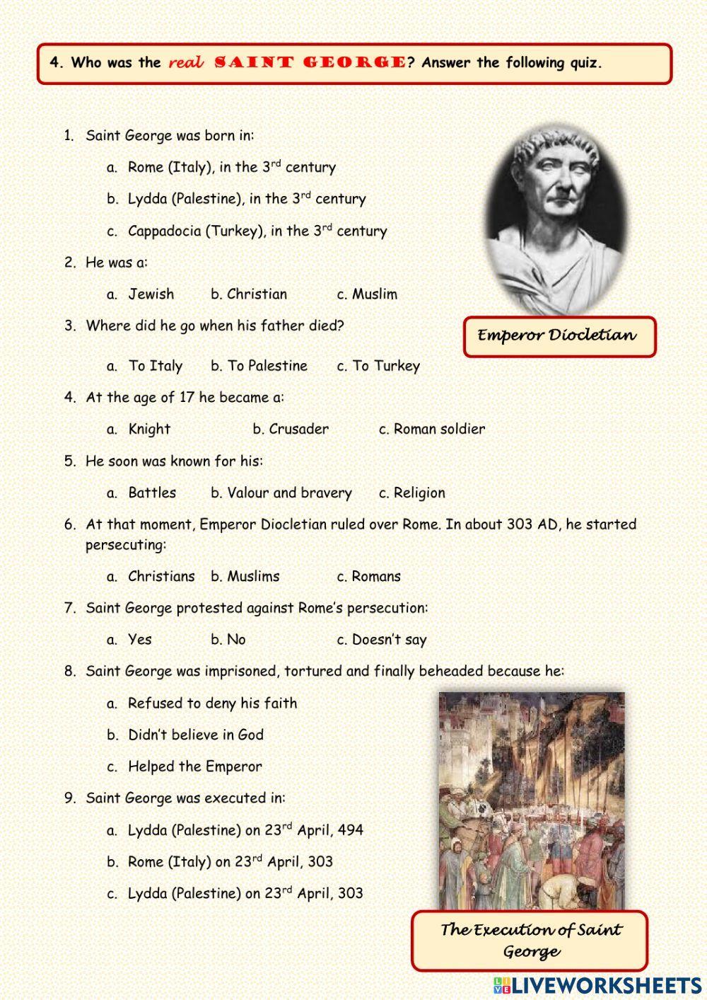 Who was Saint George?