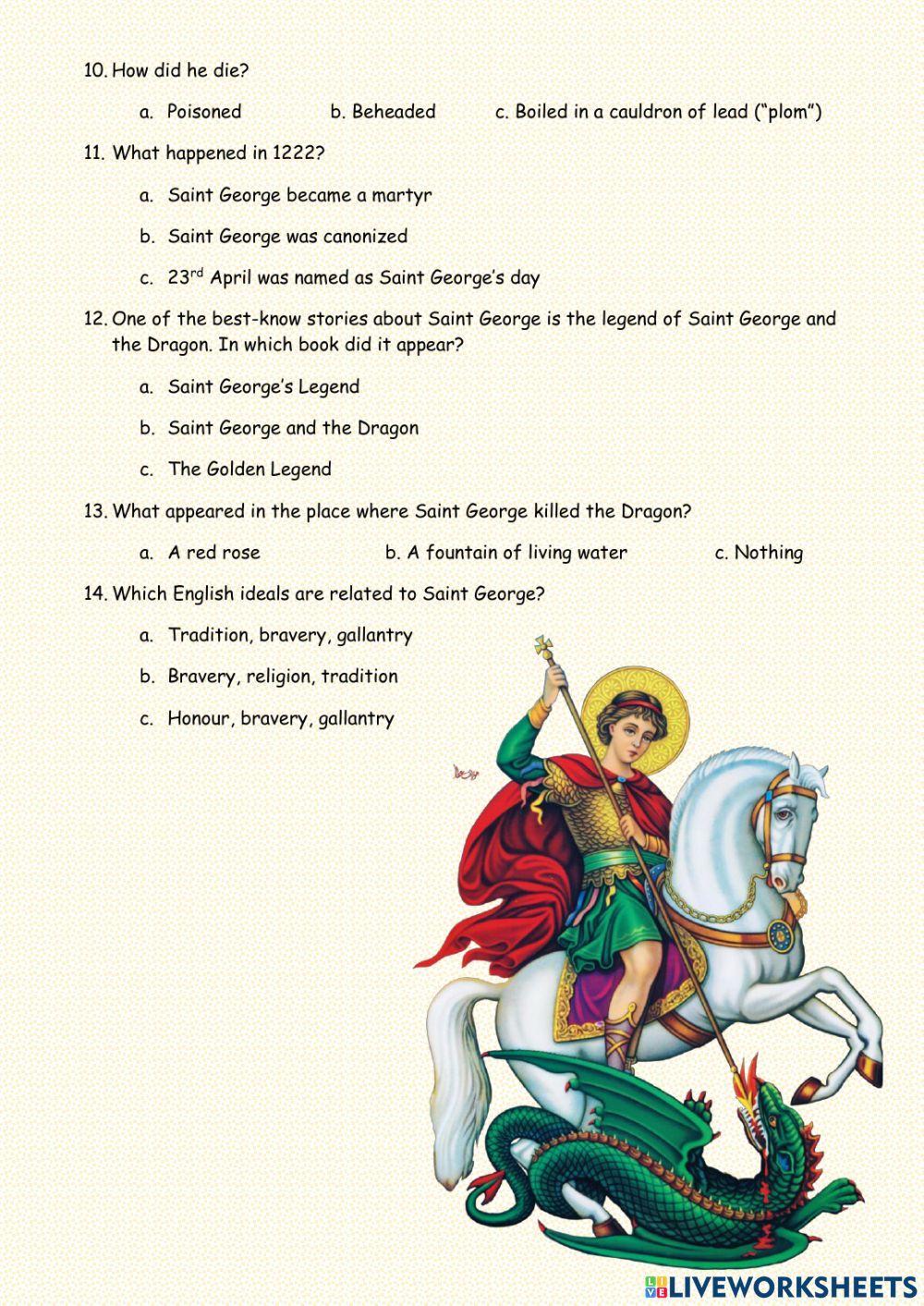 Who was Saint George?