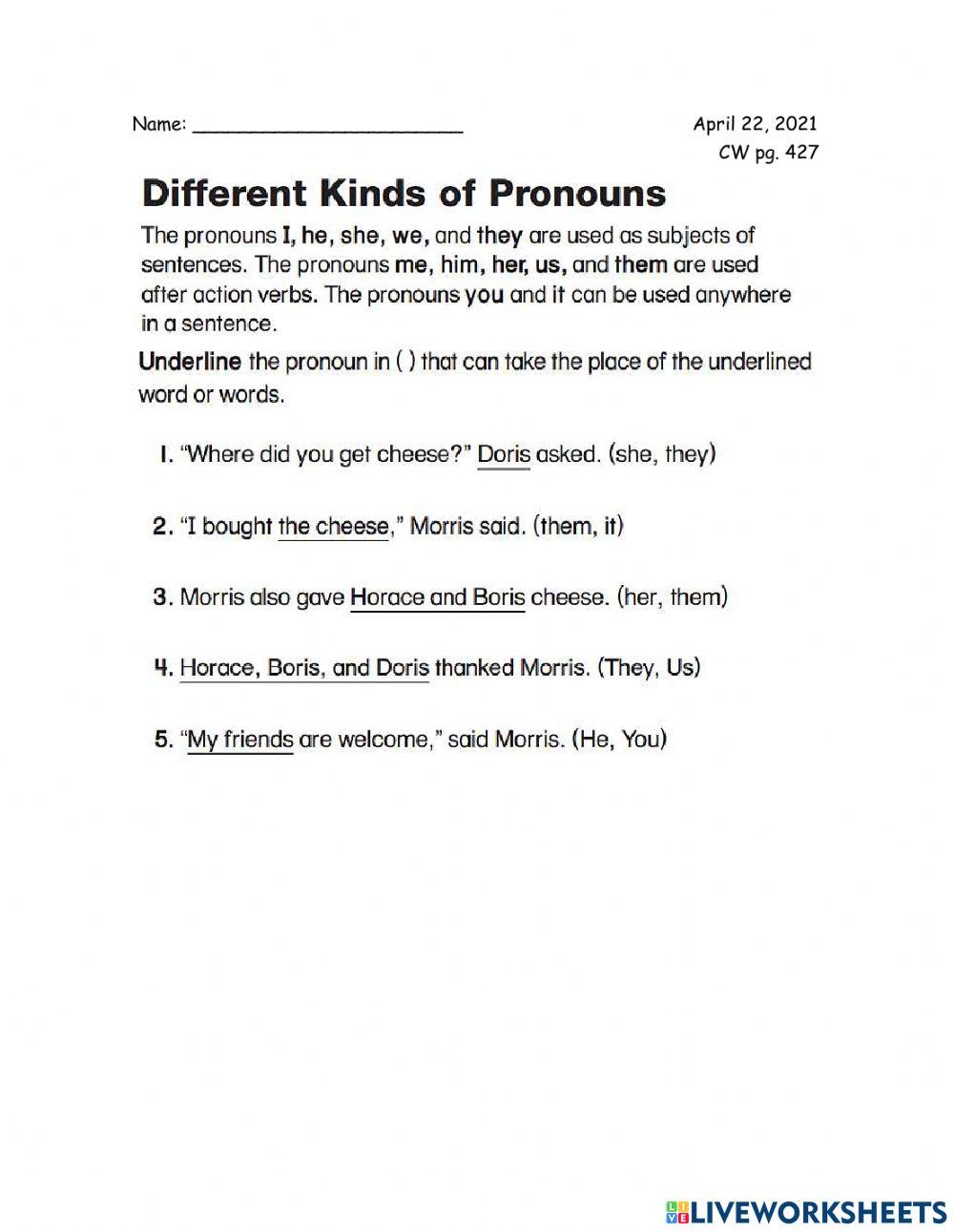 English 2nd CW 04-22