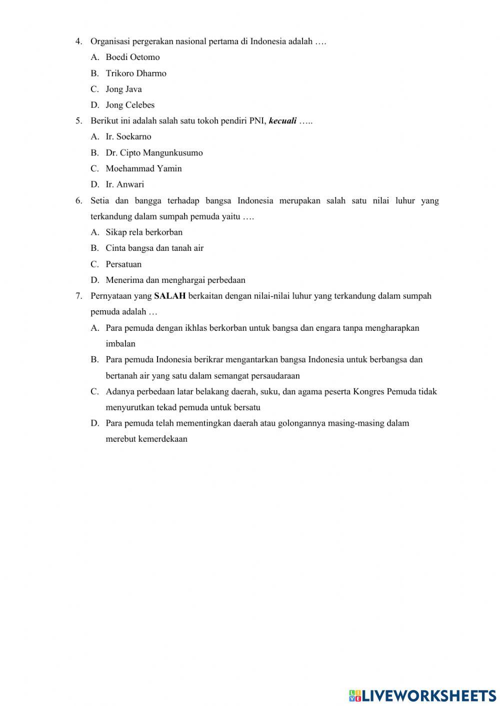 Memaknai Semangat Kejuangan Pemuda dalam Perjuangan Kemerdekaan Indonesia