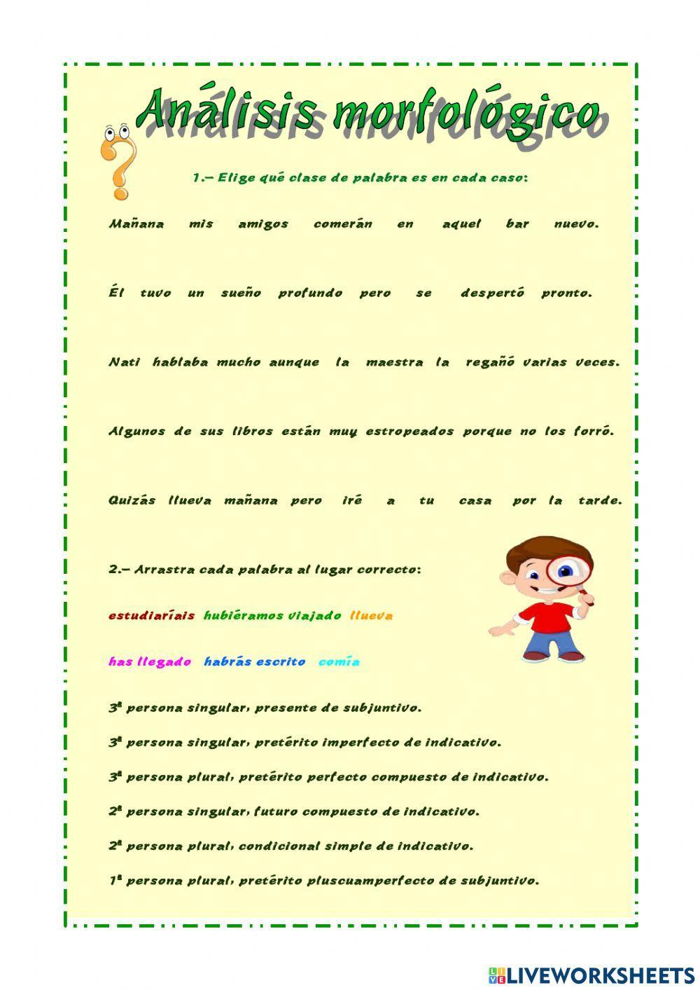 Análisis morfológico