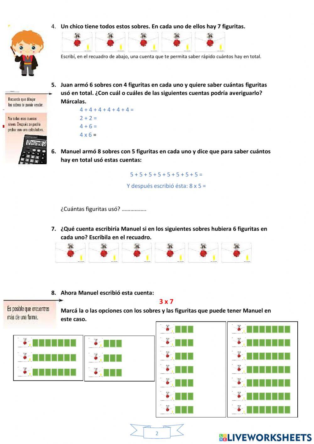 Cantidades que se repiten I