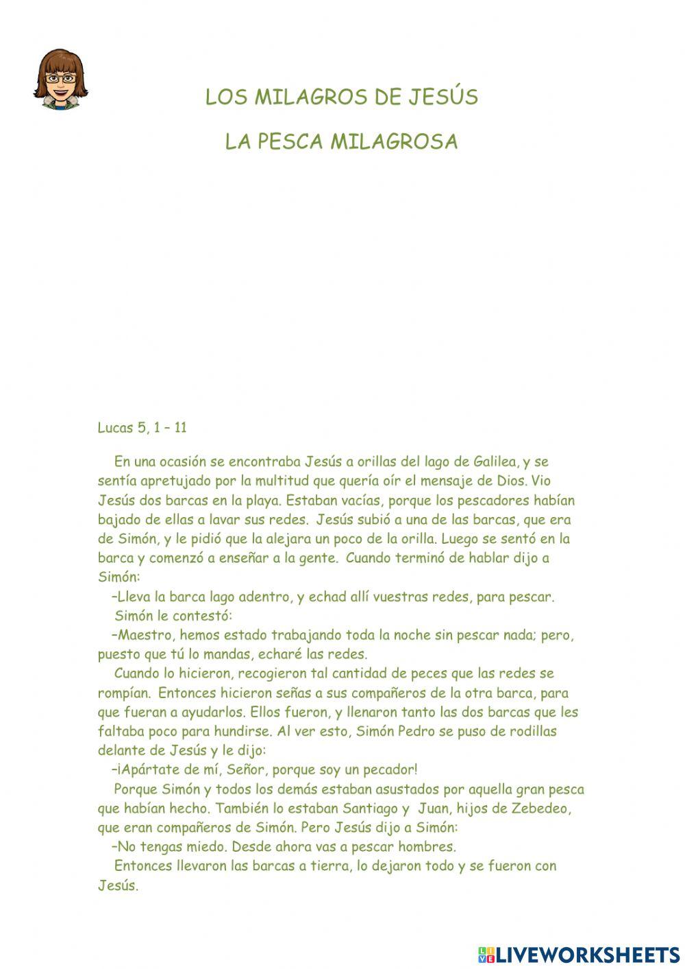 La pesca milagrosa