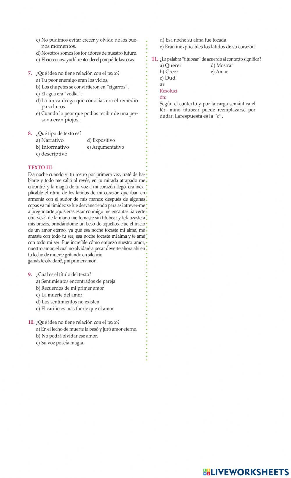 El tipo según el discurso