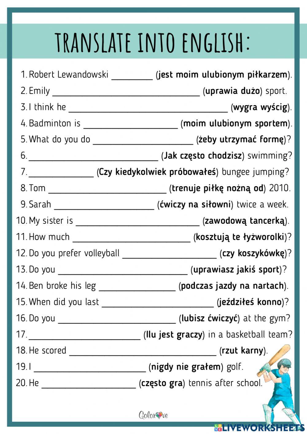 E8 tsport translations