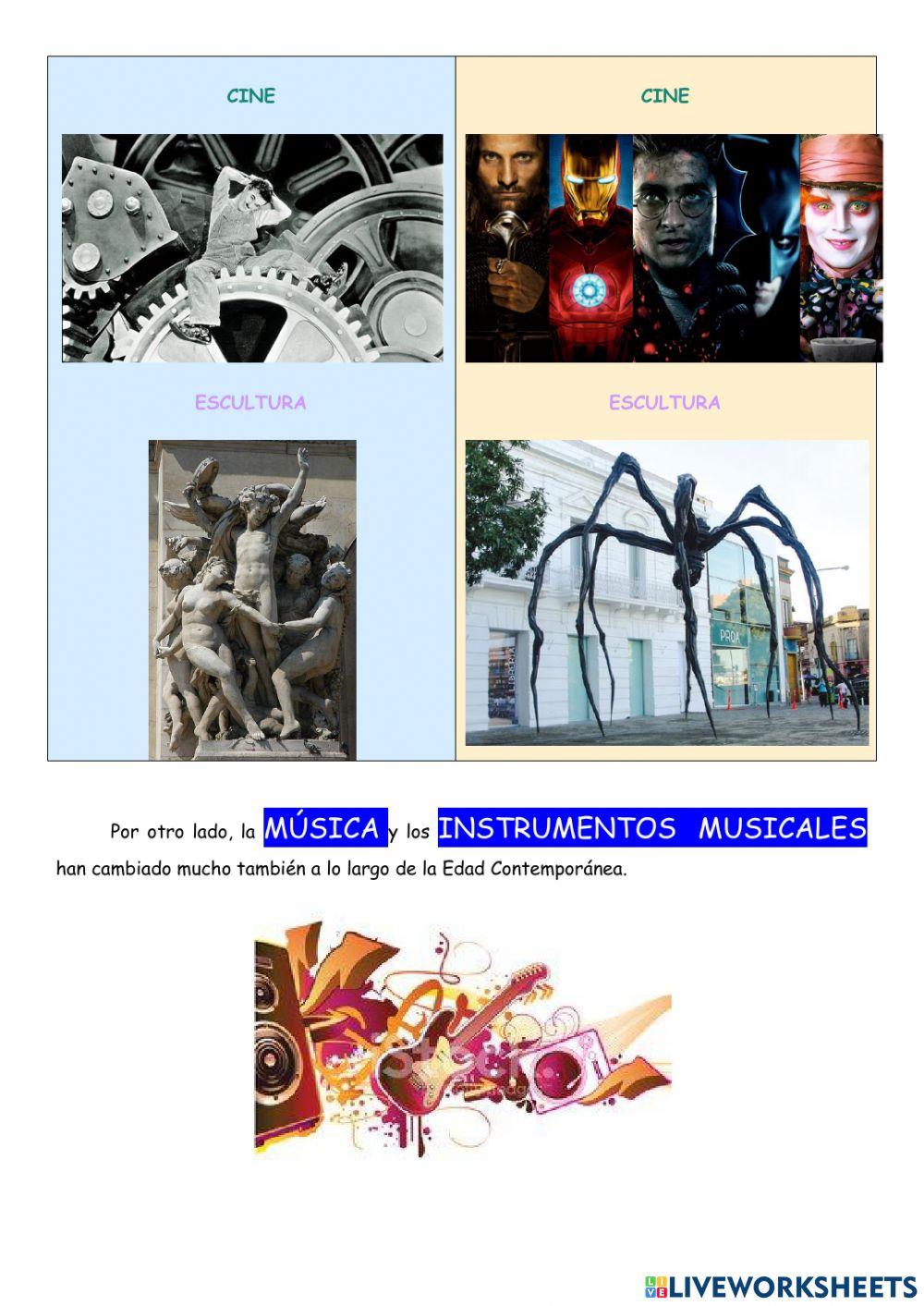 El arte en la Edad Contemporánea