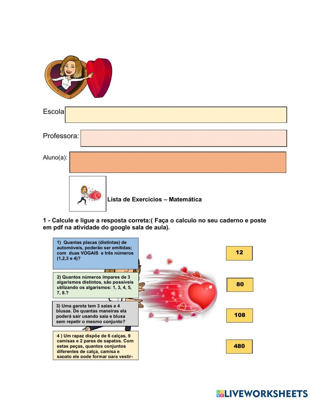 Principio da contagem